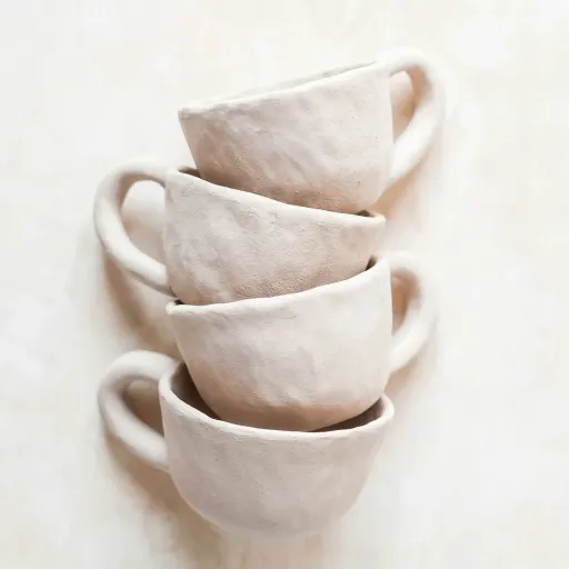 Ceramic Coffee Mug Set, 350 ml (Set of 4) (3/3)