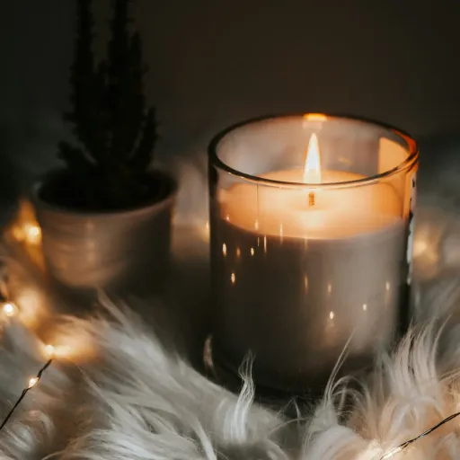 Soy Wax Scented Candle in Glass Jar