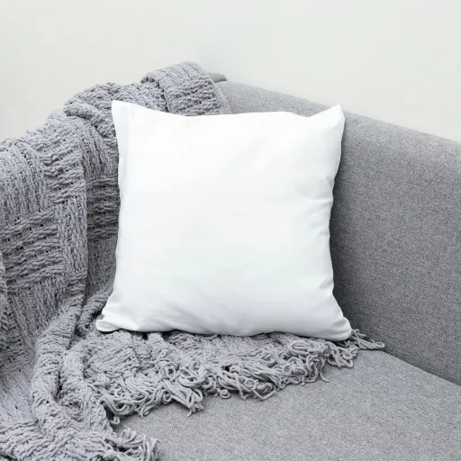 Linen Cotton Throw Pillow Cover 45x45 cm
